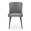 Jídelní židle Kurt, šedá / černá