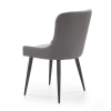 Jídelní židle Kurt, šedá / černá