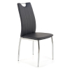 Jídelní židle Lillian - výprodej, černá / stříbrná