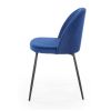 Jídelní židle Lucy, modrá / černá (výprodej)