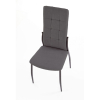 Jídelní židle Muriel, šedá / černá