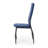Jídelní židle Muriel - výprodej, modrá / černá