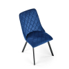 Jídelní židle Nyx, modrá / černá
