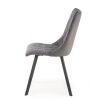 Jídelní židle Nyx, šedá / černá