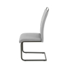 Jídelní židle Oceanus Velvet, šedá / stříbrná