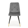 Jídelní židle Pascal, šedá / černá