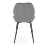 Jídelní židle Pelor, šedá / černá