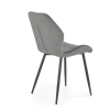 Jídelní židle Pelor, šedá / černá
