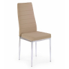Jídelní židle Perla, béžová / stříbrná