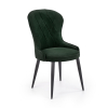 Jídelní židle Rilla, zelená / černá