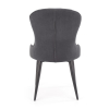 Jídelní židle Rilla, šedá / černá