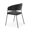 Jídelní židle Rolland, černá