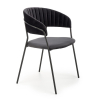 Jídelní židle Rolland, černá