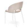 Jídelní židle Selah, béžová / bílá