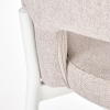 Jídelní židle Selah, béžová / bílá