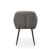 Jídelní židle Shani, šedá / černá
