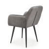 Jídelní židle Shani, šedá / černá