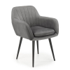 Jídelní židle Shani, šedá / černá