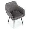 Jídelní židle Shani, šedá / černá