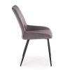 Jídelní židle Thesia, šedá / černá