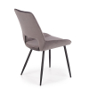 Jídelní židle Thesia, šedá / černá