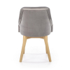 Jídelní židle Toledo II, šedá / dub
