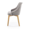 Jídelní židle Toledo II, šedá / dub