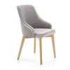 Jídelní židle Toledo II, šedá / dub