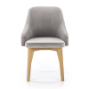 Jídelní židle Toledo II, šedá / dub