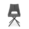 Jídelní židle Varian, šedá / černá
