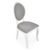 Jídelní židle Velo 1, šedá / bílá