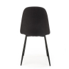 Jídelní židle Vulcan, černá