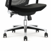 Kancelářská židle Ambasador, šedá / černá