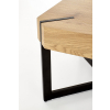 Konferenční stolek Lavida, dub zlatý / černá