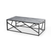 Konferenční stolek Universe II, obdélník, mramor / černá