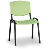 Konferenční židle Design - černé nohy, zelená