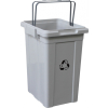 Koš na tříděný odpad bez víka, šedá