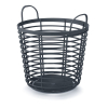 Koš s uchy, průměr 43 cm, antracit