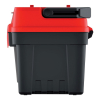Kufr na nářadí s alu držadlem 54,8 × 27,4 × 28,6 cm, krabičky, červená