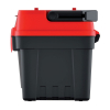 Kufr na nářadí s alu držadlem 54,8 × 27,4 × 28,6 cm, přepážky, červená