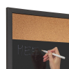 Combi Board blackboard / korek 45 × 60 cm, černá