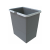 Odpadkový koš s rukojeťmi 18 l, šedá