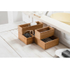 Organizér Compactor Bamboo Box, 15 x 7,5 x 6,5 cm, přírodní dřevo
