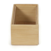 Organizér Compactor Bamboo Box, 15 x 7,5 x 6,5 cm, přírodní dřevo