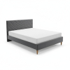 Postel Azurro Velvet 140 x 200 cm, šedá