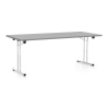 Skládací stůl 200 x 80 cm, světle šedá