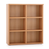 Střední regál Visio 100 x 34 x 113,7 cm, buk