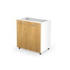 Dolní skříňka Vento D-80/82, bílá / dub medový
