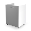 Dolní skříňka Vento DK-60/82, bílá / šedá