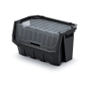 Úložný box uzavíratelný 39,6 × 38 × 28,2 cm, černá